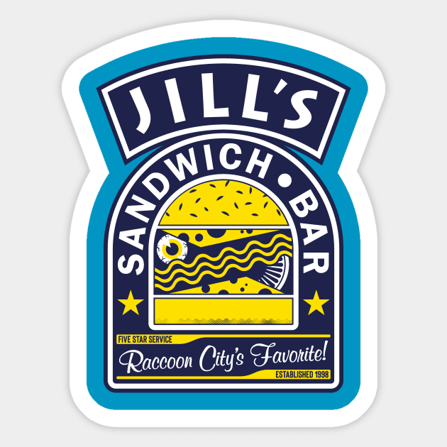 Jill's Sandwich Bar Sticker by DCLawrenceUK